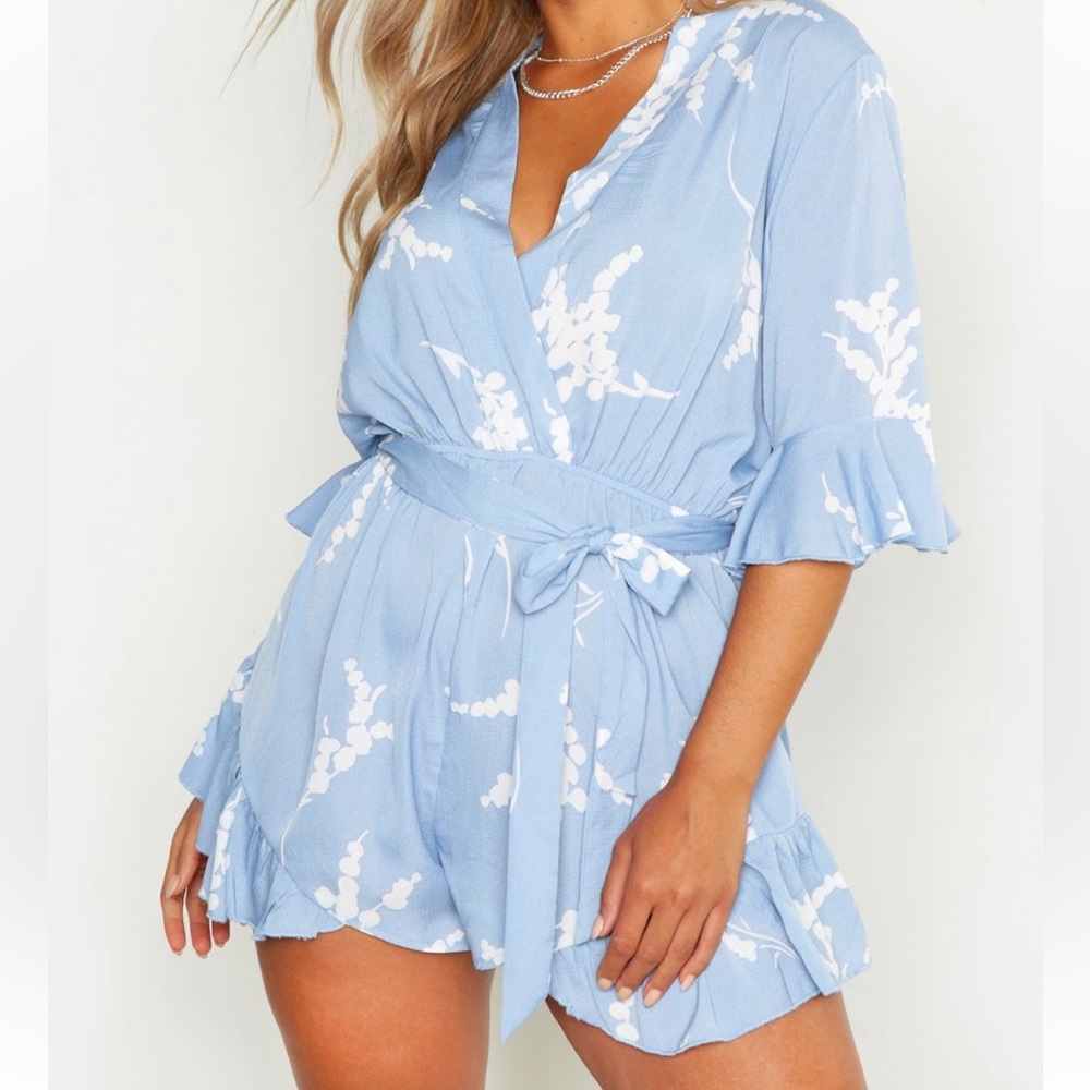 Light blue romper